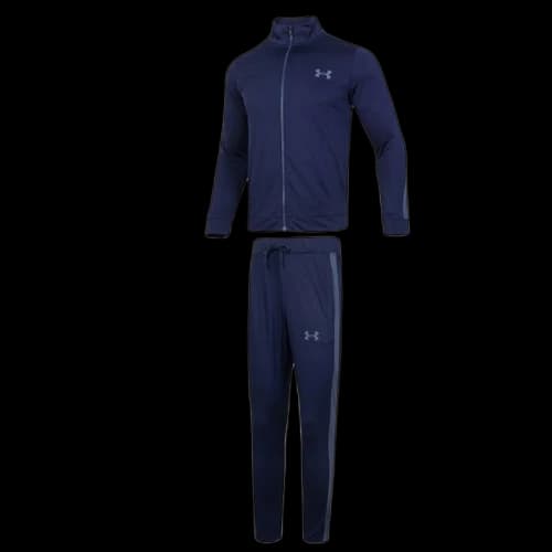 Under Armour UA Rival Knit Tracksuit Set Midnight Navy/Downpour Gray