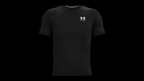 Under Armour Heatgear Compression Short Sleeve T-shirt Black/White