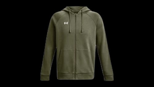 Under Armour UA Rival Fleece Full-Zip Hoodie Marine OD Green/Black