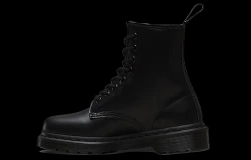Dr. Martens 1460 Mono Smooth Leather Lace Up Boot Black