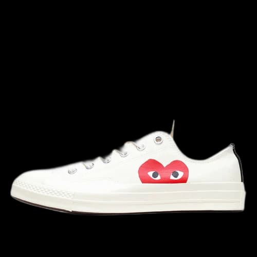 Converse x Comme des Garcons CDG Chuck Taylor Low Cream White