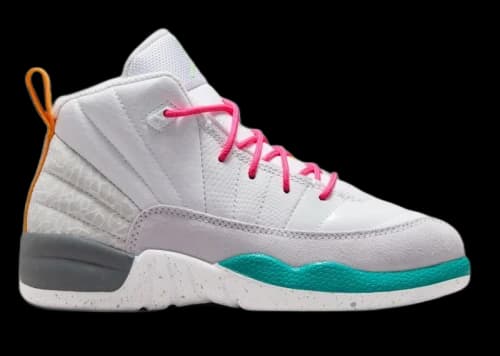 Jordan 12 Retro White Vapor Green (PS)