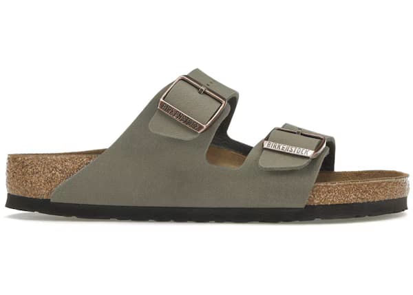 Birkenstock Arizona Birkibuc Stone (Women's)