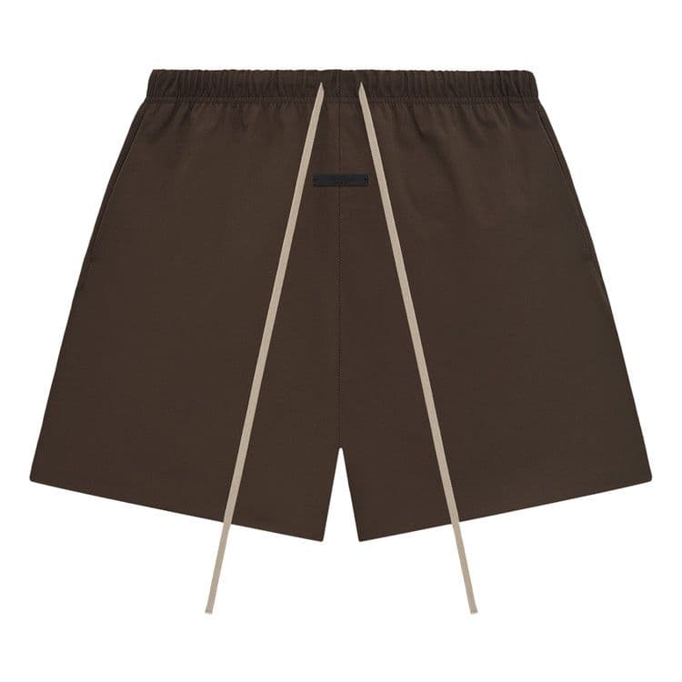 Fear of God Essentials Bonded Nylon Soccer Short Brown
