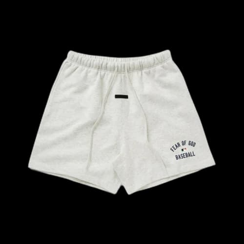 Fear of God Essentials MLB Classic Sweatshort 'Heather Oatmeal'