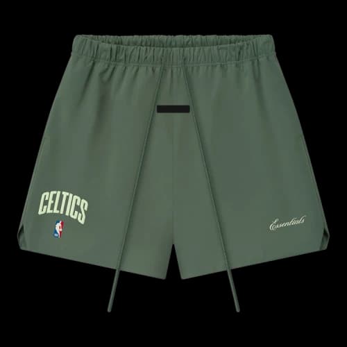 Fear of God Essentials Celtics Classic Short Balsam Green
