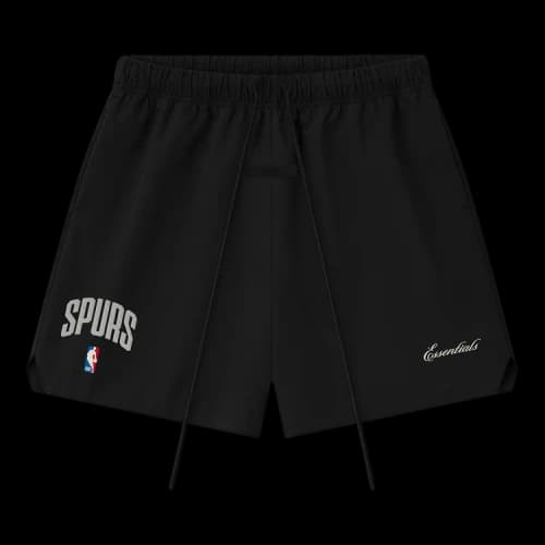 Fear of God Essentials NBA Half Zip Track Jacket Black