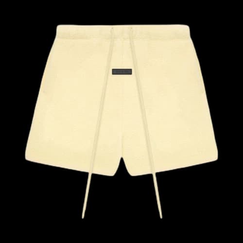 Fear of God Essentials Polar Fleece Short Garden Yellow