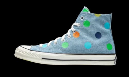 Converse Chuck Taylor All Star 70 Hi Golf Wang Denim Polka Dots