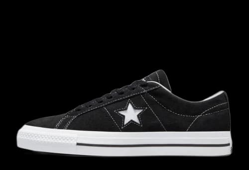 Converse One Star Pro Ox Black Black White