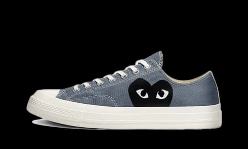 Converse Comme des Garçons PLAY x Chuck 70 Low 'Steel Gray'
