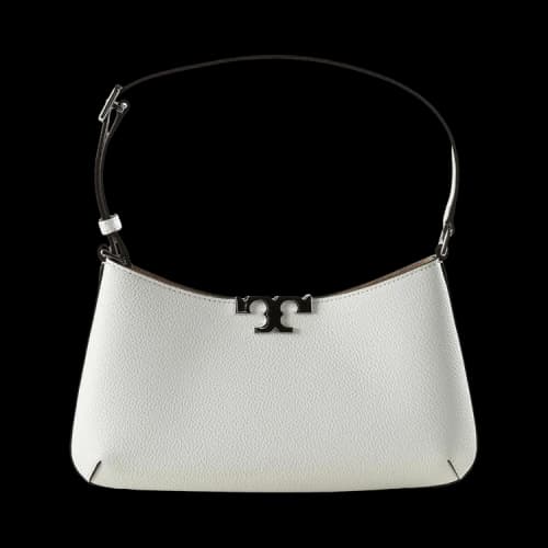Tory Burch Eleanor Soft Slim Shoulder Bag Bianco
