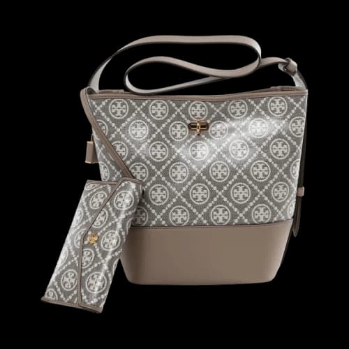 Tory Burch Medium Bucket Bag Charcoal