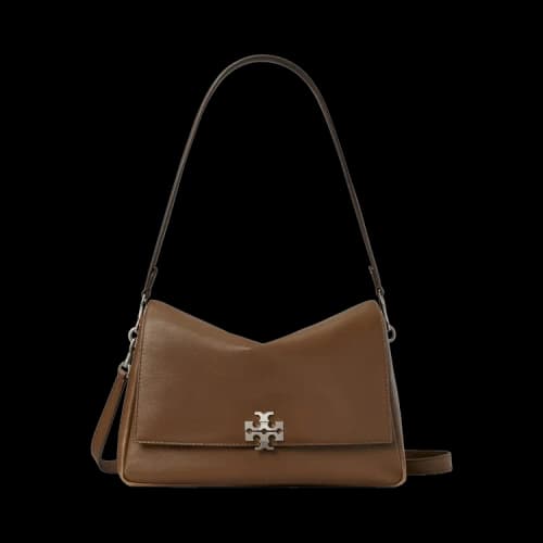 Tory Burch Charlie Shoulder Bag Malt Brown