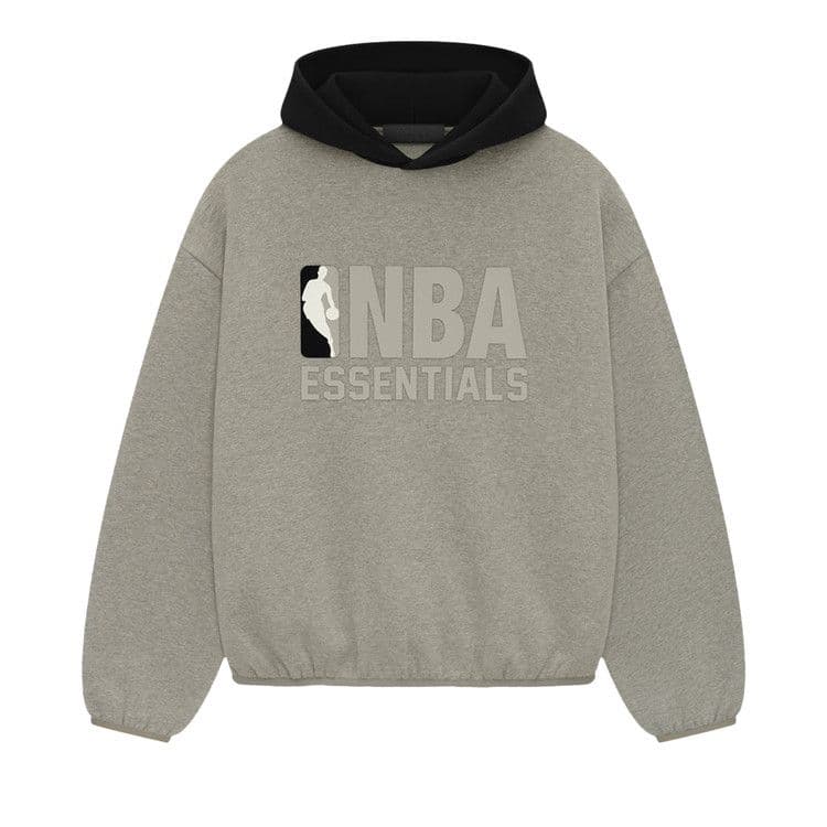 Fear of God Essentials NBA Hoodie Warm Heather/Black