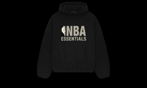 Fear of God Essentials NBA Hoodie (SS25) Black
