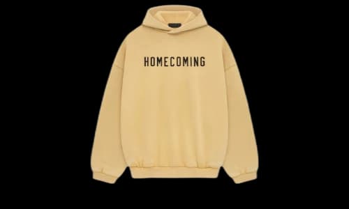 Fear of God Essentials Heavy Fleece Hoodie Amber