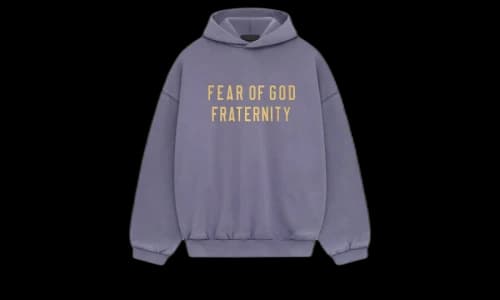 Fear of God Essentials Heavy Fleece Hoodie Lavender