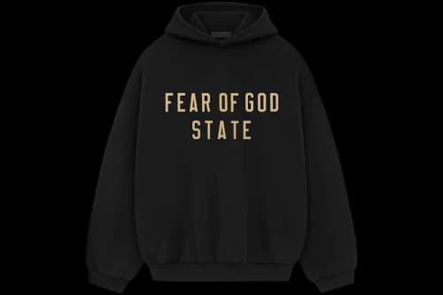 Fear of God Essentials Fleece Hoodie Black