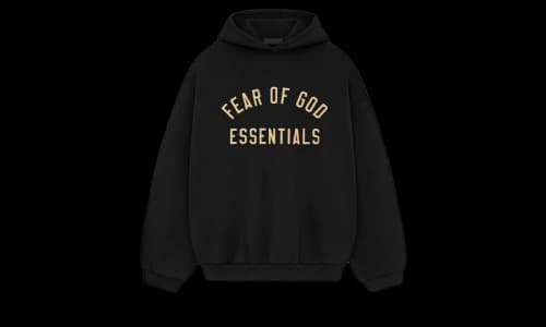 Fear of God Essentials Fleece II Hoodie Black