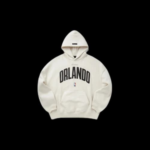 Fear of God Essentials NBA Orlando Magic 90s Hoodie 'Cream White'