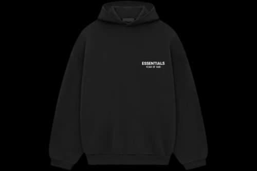 Fear of God Essentials Fleece Hoodie (FW24) Black