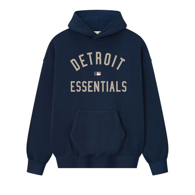 Fear of God Essentials Tigers Sport Hoodie 'Midnight Navy'