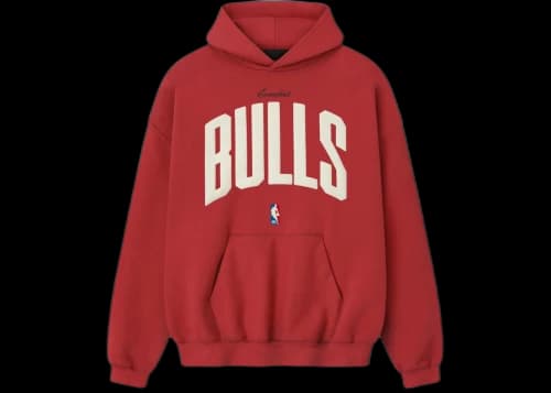 Fear of God Essentials Bulls 90's Hoodie Red