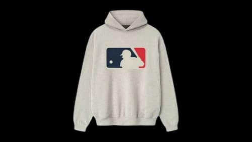 Fear of God Essentials MLB Sport Hoodie Heather Stone
