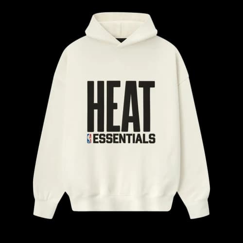 Fear of God Essentials Heat Sport Hoodie Cream White