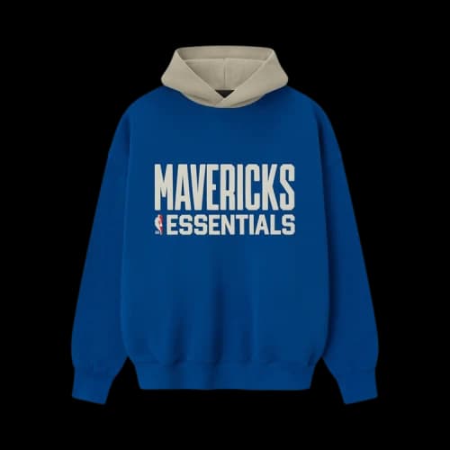 Fear of God Essentials Mavs Sport Hoodie Blue/Seal