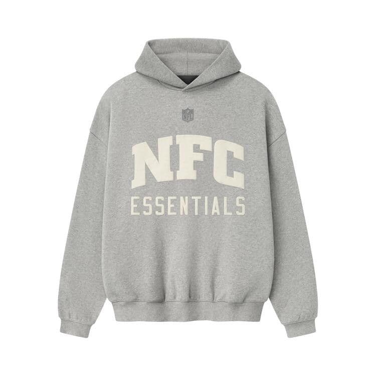Fear of God Essentials Cowboys Sport Hoodie Cream/Concrete Heather