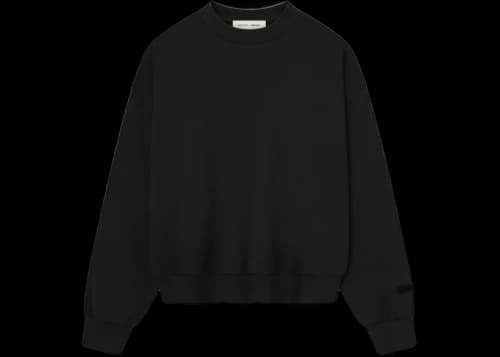 Fear of God Essentials Classic Crewneck Sweatshirt Jet Black