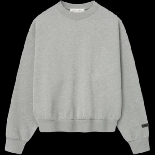 Fear of God Essentials Classic Fleece Crewneck Concrete Heather