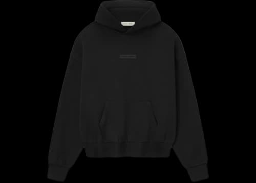 Fear of God Essentials Classic Fleece Hoodie Jet Black