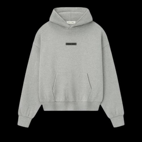 Fear of God Essentials Classic Fleece Hoodie Concrete Heather