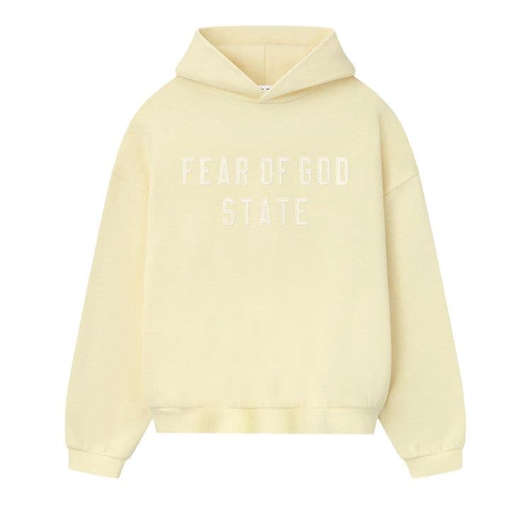 Fear of God Essentials 90's Fleece Hoodie Garden Yellow