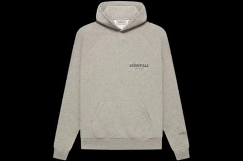 Fear of God Essentials Core Collection Pullover Hoodie Dark Heather Oatmeal
