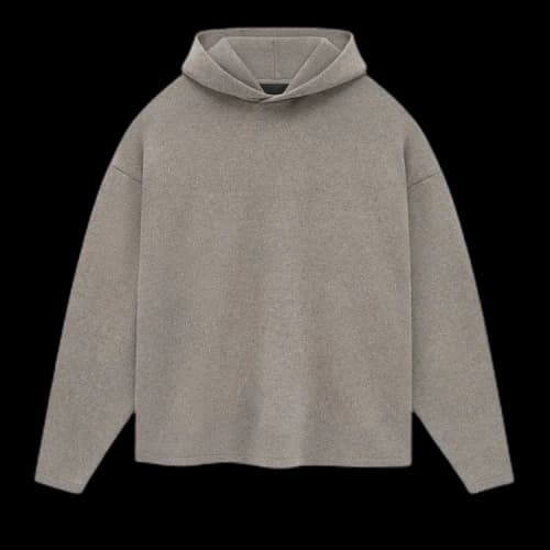 Fear of God Essentials Core Collection Knit Hoodie Heather Grey