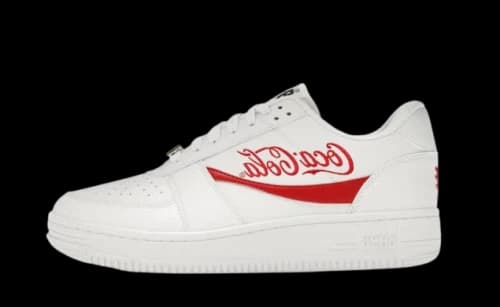 A Bathing Ape Bape Sta Low Coca-Cola White