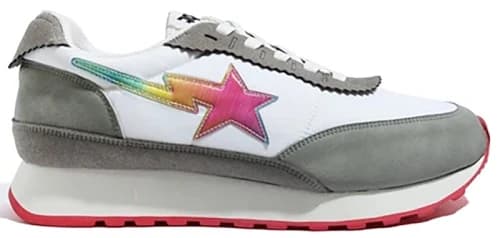 BAPE A Bathing Ape Roadsta Express White Iridescent