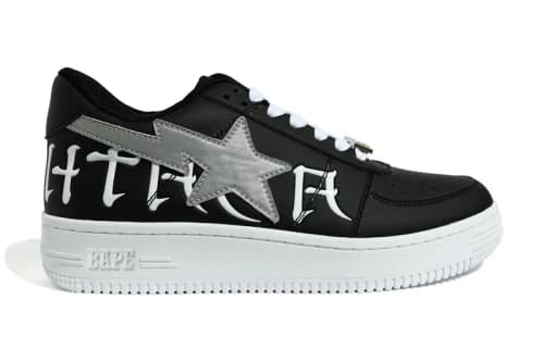 A Bathing Ape Bape Sta Low Black 3M