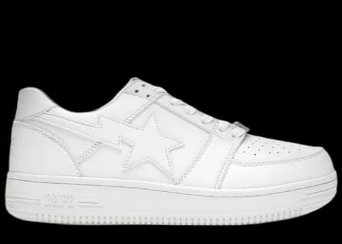 A Bathing Ape Bape Sta Low M2 White Leather (2020)