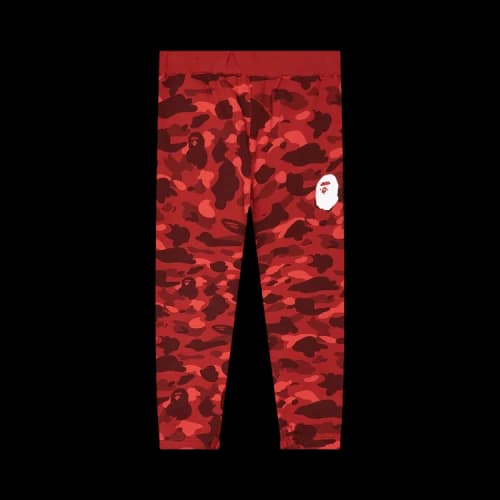 BAPE Color Camo Wide Fit Sweat Pants 'Red'
