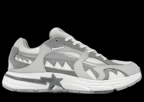 BAPE A Bathing Ape Shark Sta M2 White