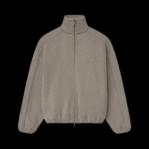 Fear of God Essentials Modern Fleece Piping Track Jacket Homestead Heather