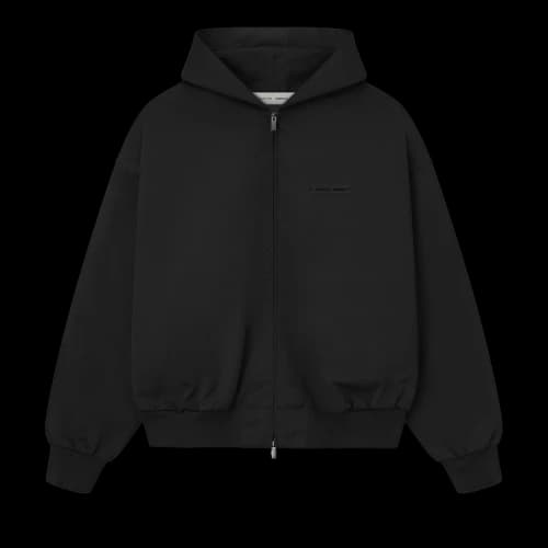 Fear of God Essentials Twill Hooded Bomber Jet Black