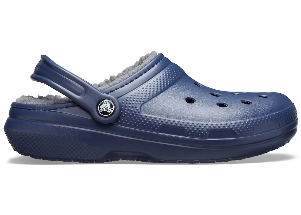 Crocs Classic Lined Clog Navy Charcoal