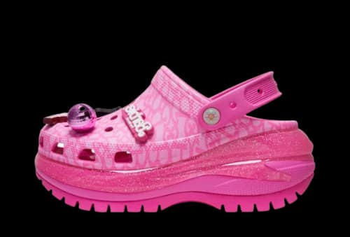 Crocs Classic Mega Crush Clog Barbie The Movie Electric Pink