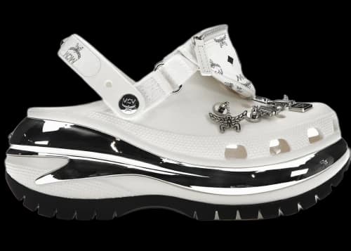 Crocs Classic Mega Crush Clog MCM Belt Bag White